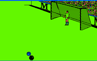 World Cup Soccer (Amstrad CPC) screenshot: Heading.