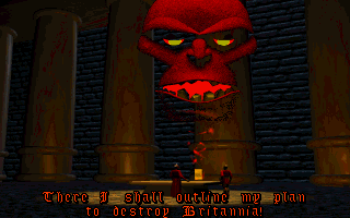 Ultima VII: Part Two - Serpent Isle (DOS) screenshot: Intro - The Guardian once again