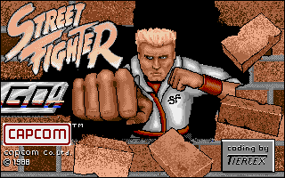 Street Fighter (Amiga) screenshot: Title