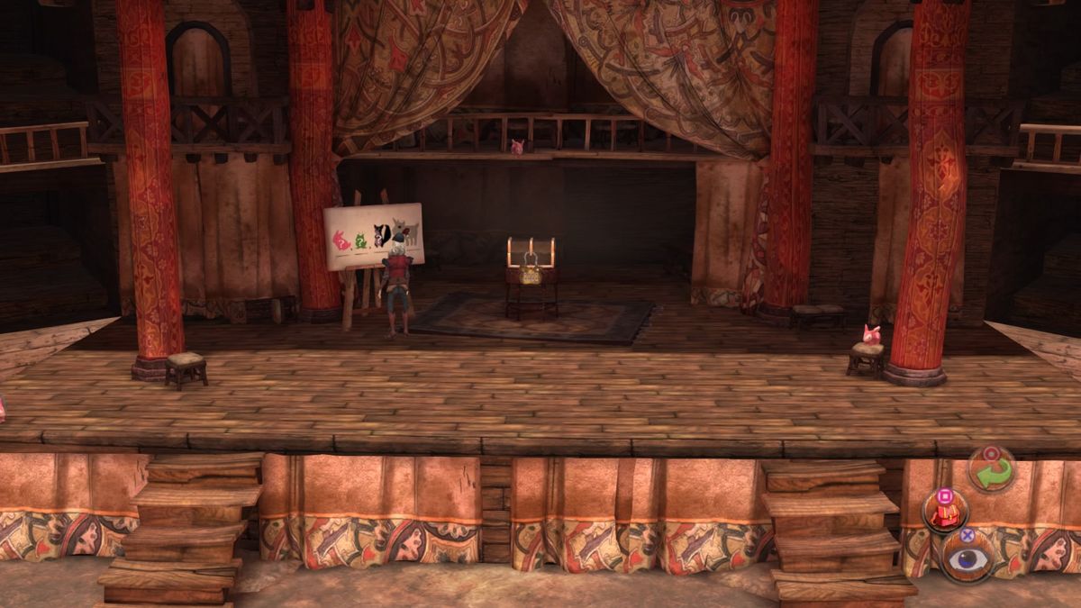 King's Quest: Chapter V - The Good Knight (PlayStation 4) screenshot: Figure out the clue on the board to unlock the box