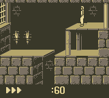 Prince of Persia (Game Boy) screenshot: You must open the gates.