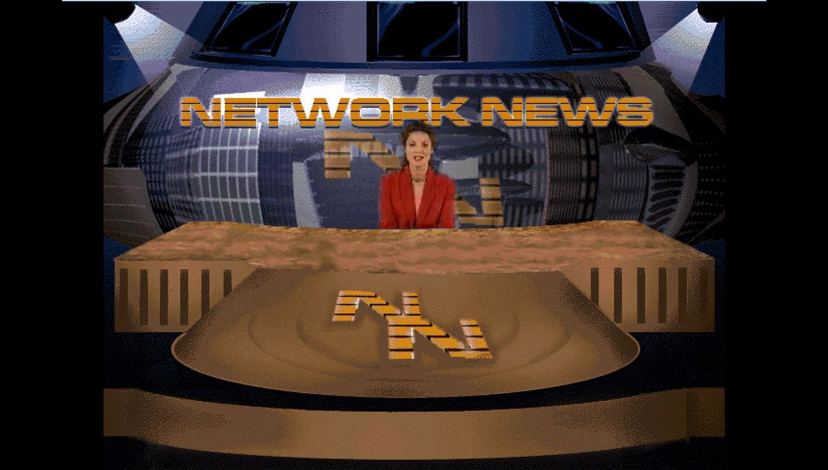 Virtual Corporation (Windows) screenshot: The trusty news network, telling you all the latest happenings.