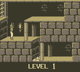 Prince of Persia (Game Boy) screenshot: Level 1