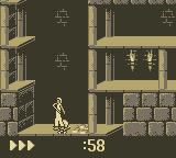 Prince of Persia (Game Boy) screenshot: Found the sword!