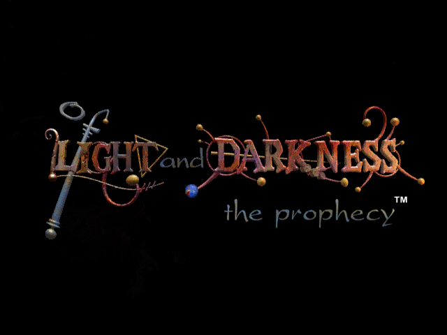 Of Light and Darkness: The Prophecy (Windows) screenshot: Main title