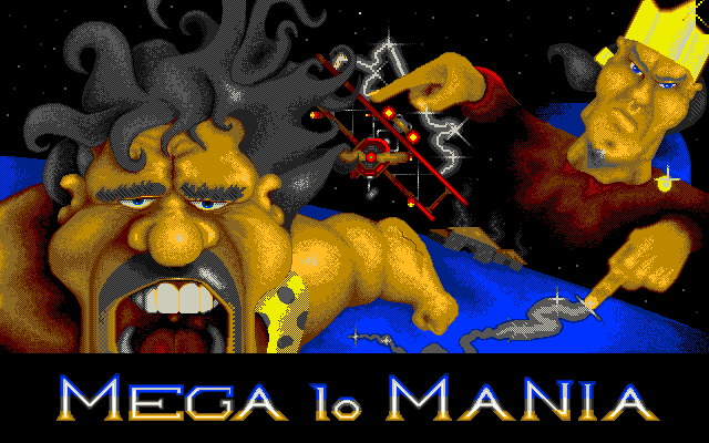 Mega lo Mania (PC-98) screenshot: Title screen