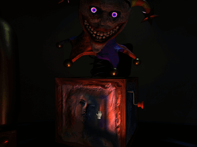 Of Light and Darkness: The Prophecy (Windows) screenshot: A rather unsettling Jack-in-the-box... then again, aren't they all?