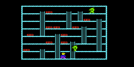 Bonzo (VIC-20) screenshot: Game start