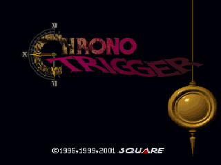 Final Fantasy Chronicles (PlayStation) screenshot: Chrono Trigger, Title Screen