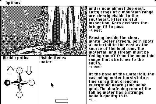 The Quest (Macintosh) screenshot: Seem to have reach a dead end