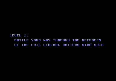 Suburban Commando (Commodore 64) screenshot: Level objective