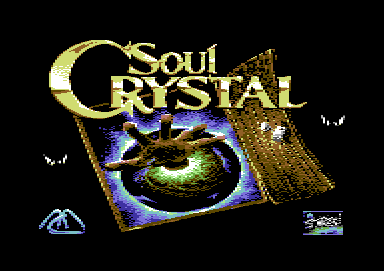 Soul Crystal (Commodore 64) screenshot: Title screen