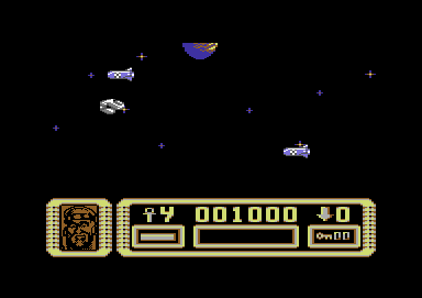 Suburban Commando (Commodore 64) screenshot: Missile attack