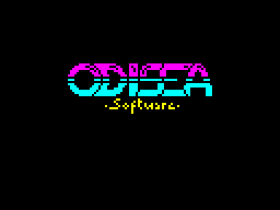 Abracadabra (ZX Spectrum) screenshot: The third load screen is the ODISEA company logo. The fourth load screen is this pretty picture
