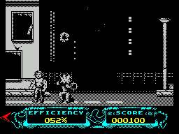 RoboCop 3 (ZX Spectrum) screenshot: ... but I've learned how to shoot back