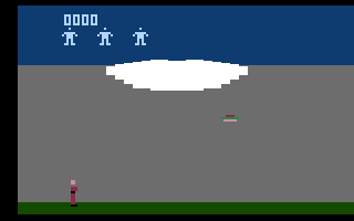 Sorcerer (Atari 2600) screenshot: The starting screen