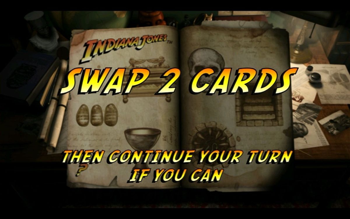 Indiana Jones: DVD Adventure Game (DVD Player) screenshot: One outcome of the Secret Passage Challenge