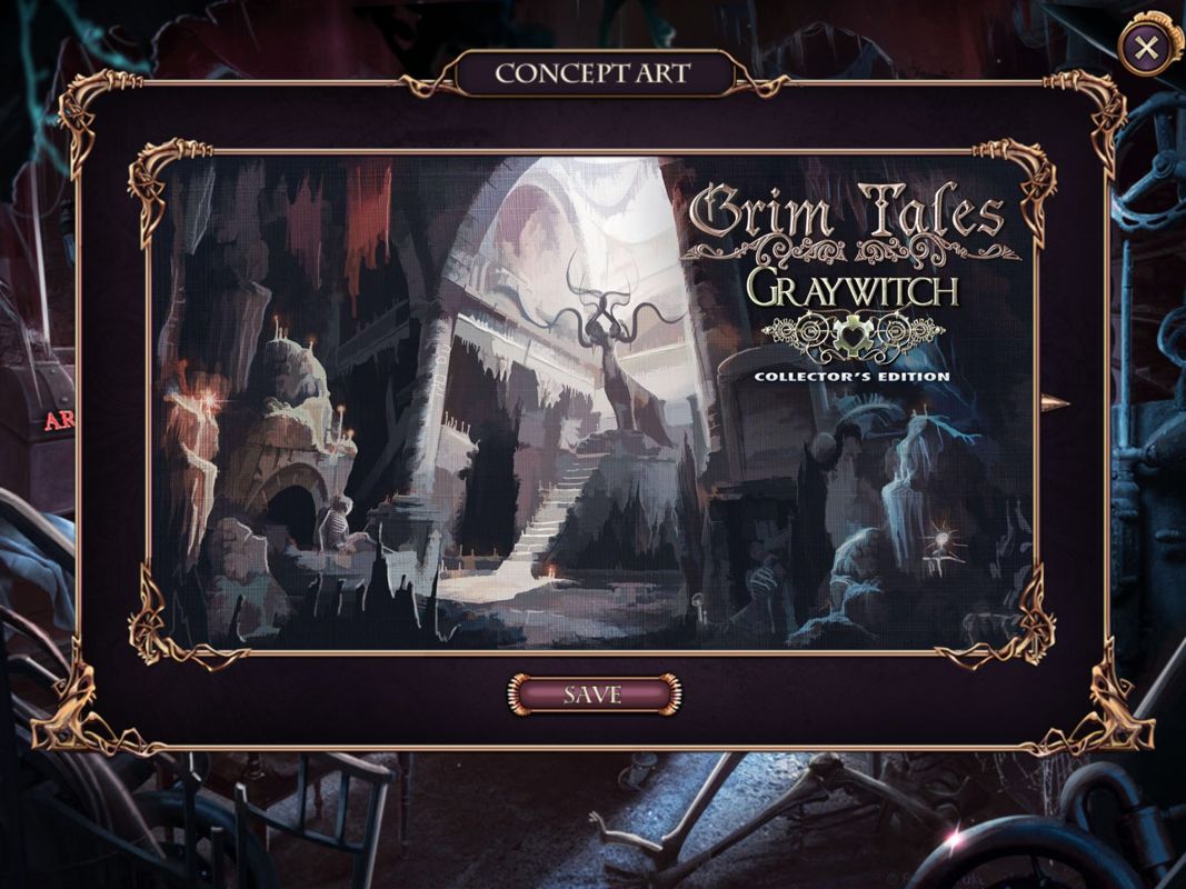 Grim Tales: Graywitch (Collector's Edition) (iPad) screenshot: Concept art 01