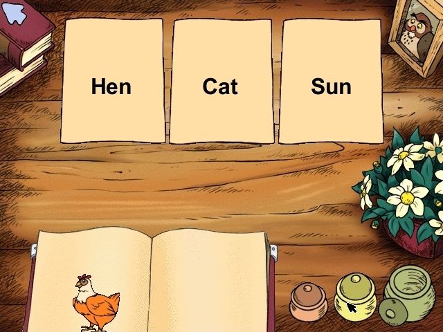 Disney's Winnie the Pooh: Kindergarten (Windows) screenshot: Word Shop: This is the hard setting