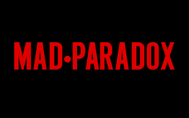 Mad●Paradox (PC-98) screenshot: Title screen