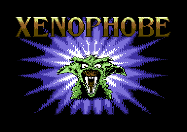 Xenophobe (Commodore 64) screenshot: Title screen