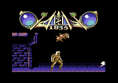 Savage (Commodore 64) screenshot: The second boss fight