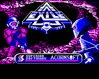 Exile (BBC Micro) screenshot: Loading screen