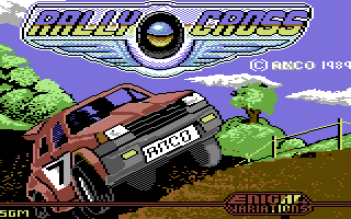 Rally Cross Challenge (Commodore 64) screenshot: Title Screen