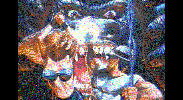 Kong's Revenge (DOS) screenshot: Title screen