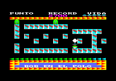 Bob en el polo (Amstrad CPC) screenshot: Level 1