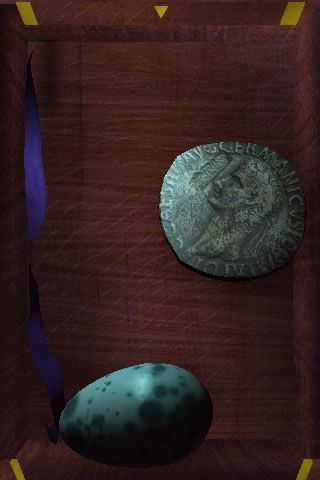 Vanitas (Browser) screenshot: A coin and a blue ribbon appear for the first time.