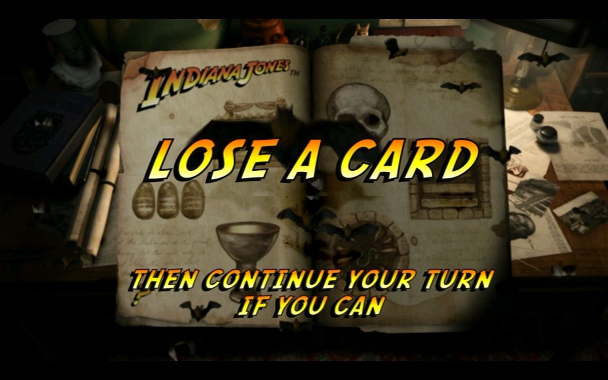 Indiana Jones: DVD Adventure Game (DVD Player) screenshot: Having the items needed to enter a relic chamber does not always mean the player will be granted access
