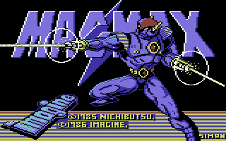 MagMax (Commodore 64) screenshot: Title Screen