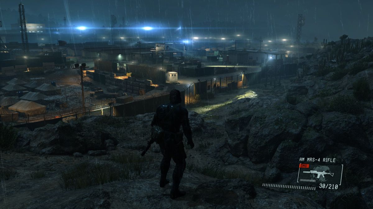 Metal Gear Solid V: Ground Zeroes (Windows) screenshot: The start of the game.
