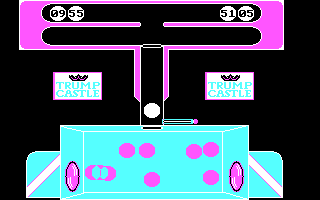 Trump Castle: The Ultimate Casino Gambling Simulation (DOS) screenshot: Let's see what numbers are drawn... (CGA)