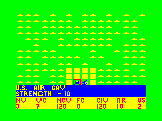 VC (TRS-80 CoCo) screenshot: Game start