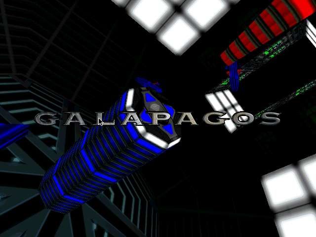 Galapagos (Windows) screenshot: The opening cutscene, done with the game engine, leads smoothly to the start of the game.