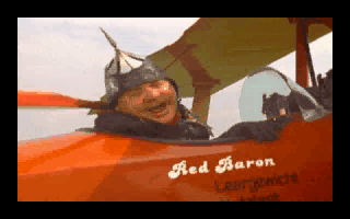 Wing Nuts: Battle in the Sky (DOS) screenshot: The Red Baron