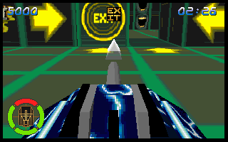 Assault Rigs (DOS) screenshot: Exit portal
