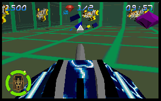Assault Rigs (DOS) screenshot: Exploding turret
