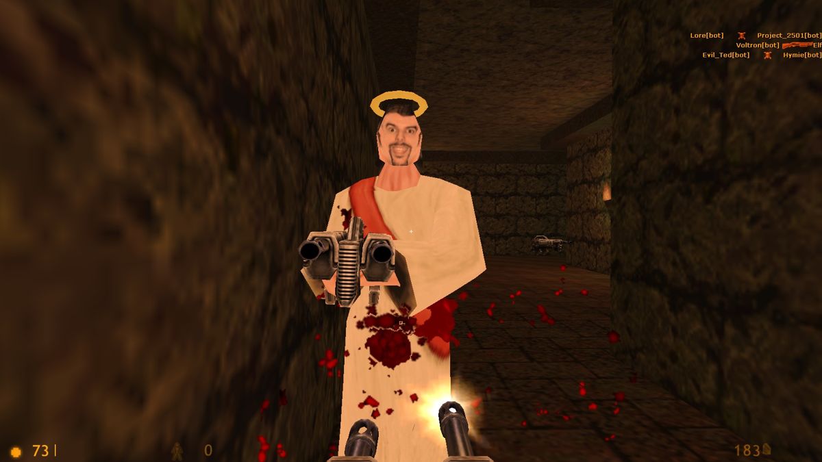 Deathmatch Classic (Windows) screenshot: Nailed Him