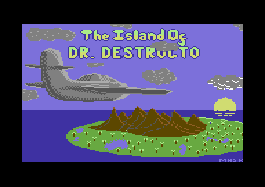 Destructo (Commodore 64) screenshot: Title screen