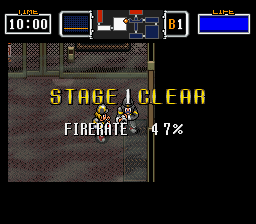 The Firemen (SNES) screenshot: Stage clear!