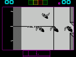 Jai Alai (ZX Spectrum) screenshot: The players enter