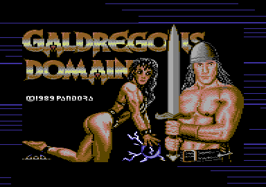 Death Bringer (Commodore 64) screenshot: Title screen