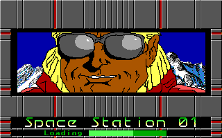 Major Stryker (DOS) screenshot: Loading screen