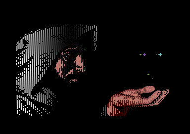 Windwalker (Commodore 64) screenshot: Moebius, concentrating
