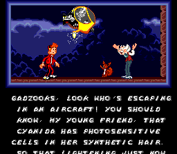 Spirou (Genesis) screenshot: We beat Cyanida, but she managed to escape!