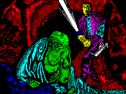 La Aventura Original (ZX Spectrum) screenshot: The game's title screen