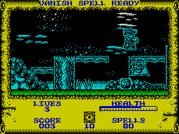 Wizard Willy (ZX Spectrum) screenshot: Just got the good thing